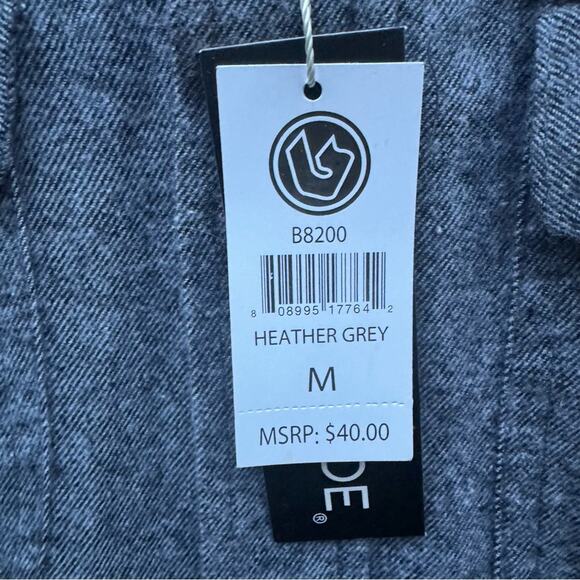 NWT New Burnside Mens Medium Lets Taco Bout Mental Health Button Up Shirt - Picture 4 of 5